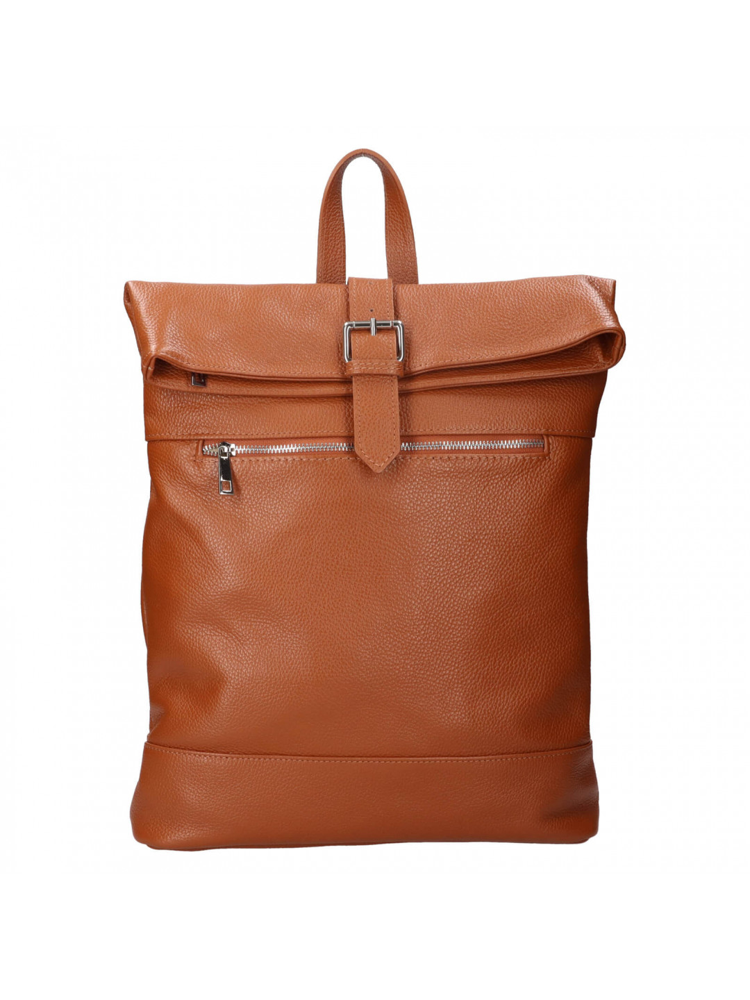 Dámský kožený batoh Italia Babet – koňak